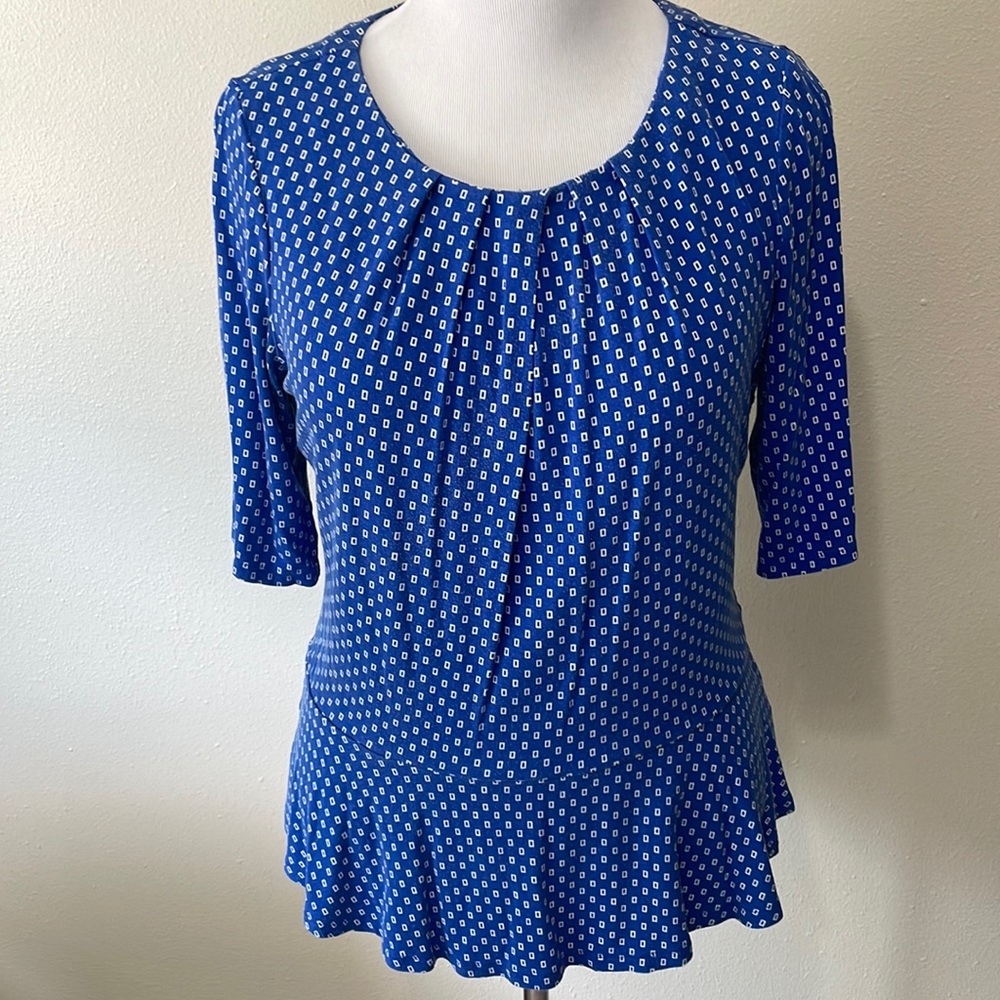 Women’s Large Liz Claiborne Blue Blouse